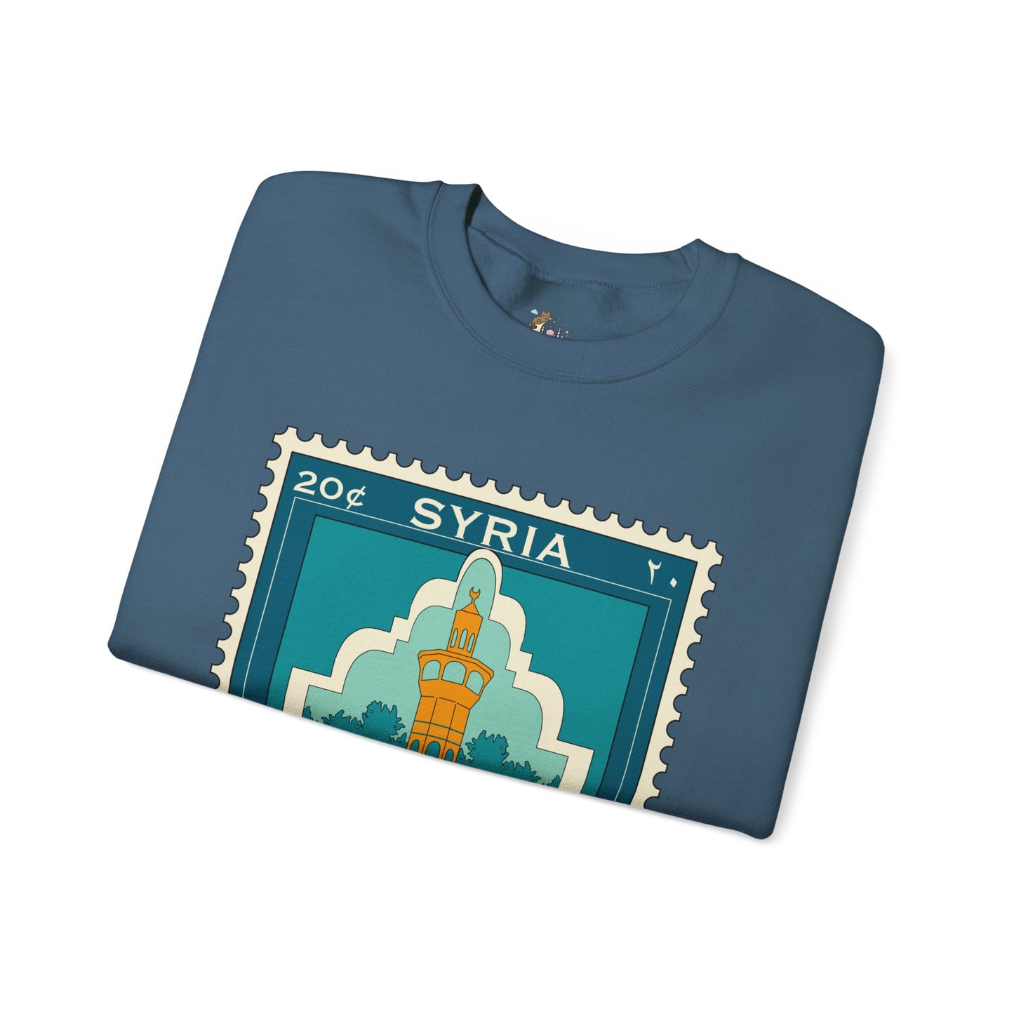 Syria Stamp Unisex Heavy Blend™ Crewneck Sweatshirt