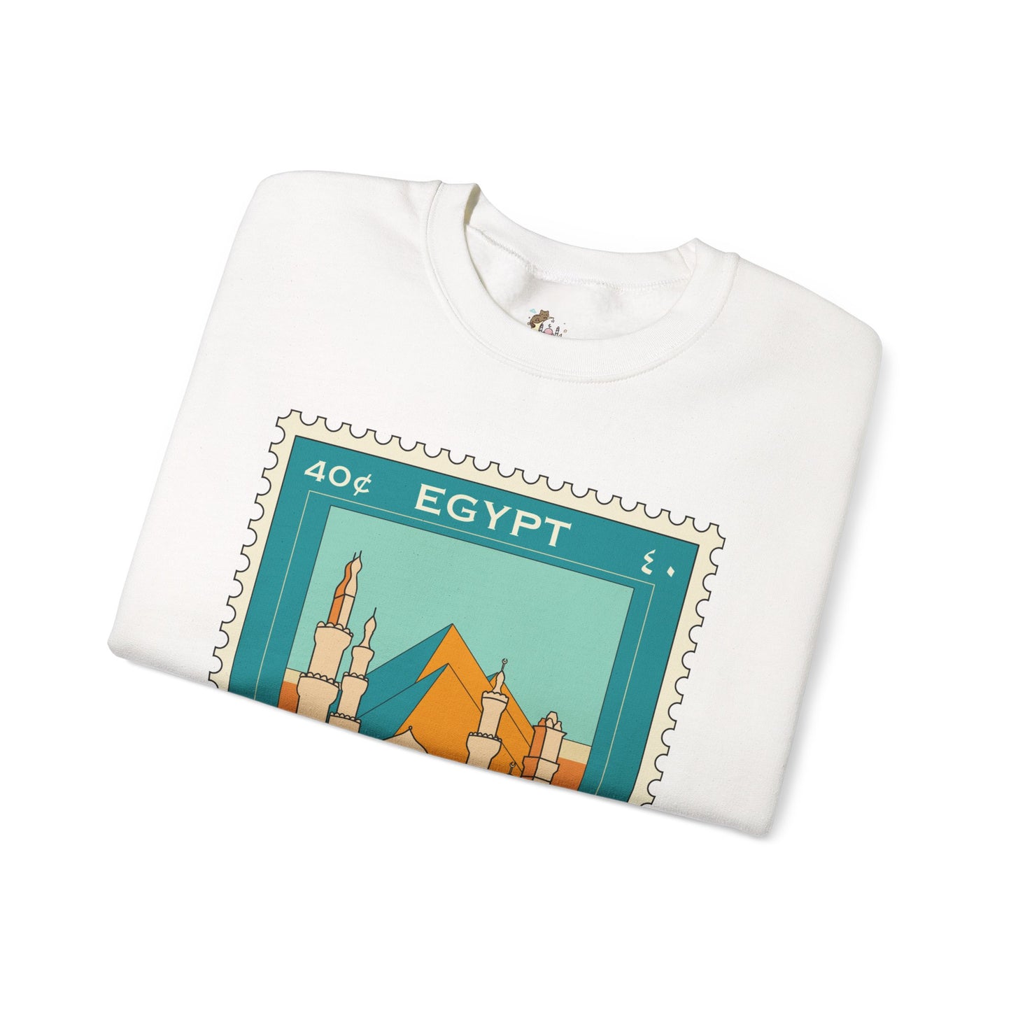 Egypt Stamp Unisex Heavy Blend™ Crewneck Sweatshirt