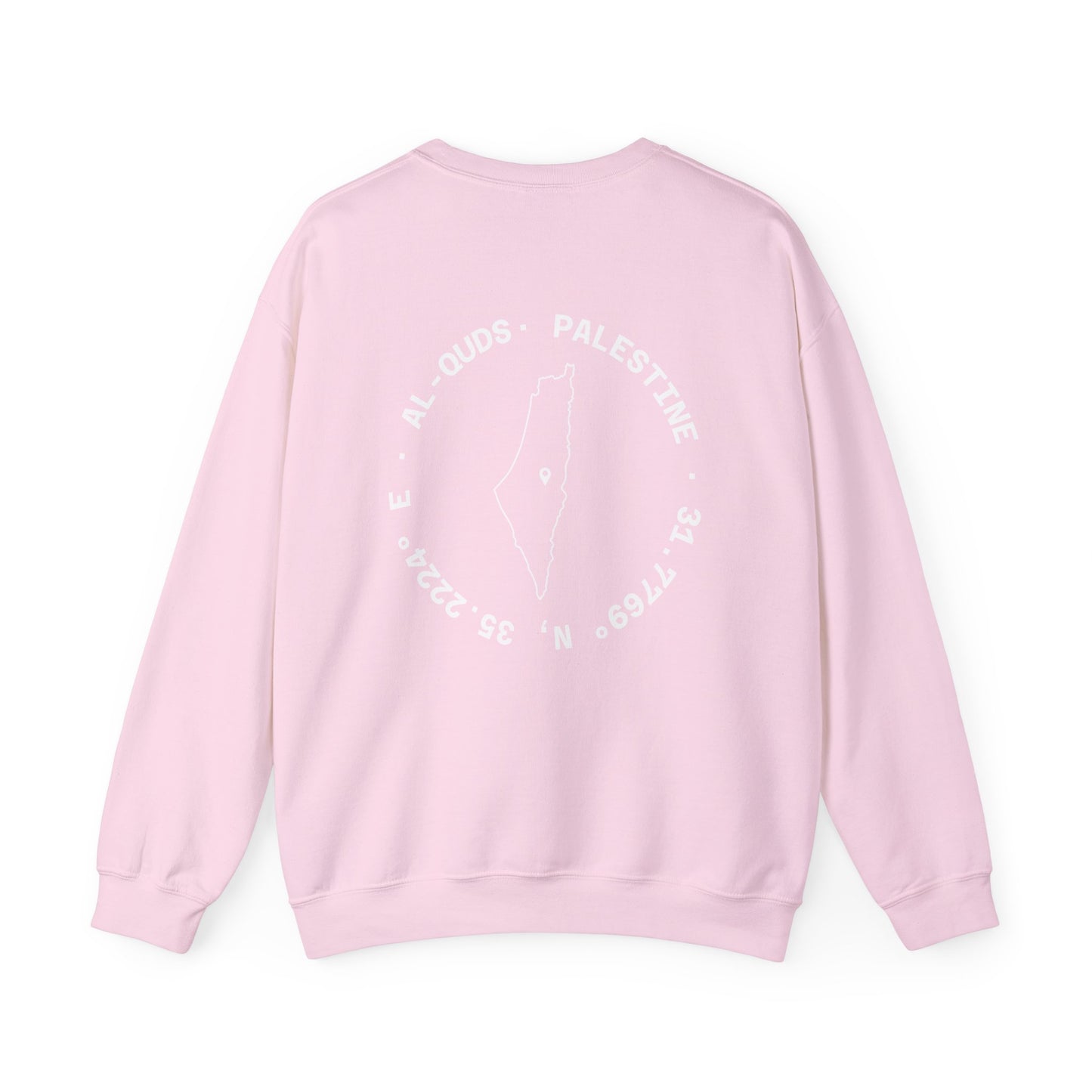 Palestine Al Quds Jerusalem Dome of the Rock Unisex Heavy Blend™ Crewneck Sweatshirt