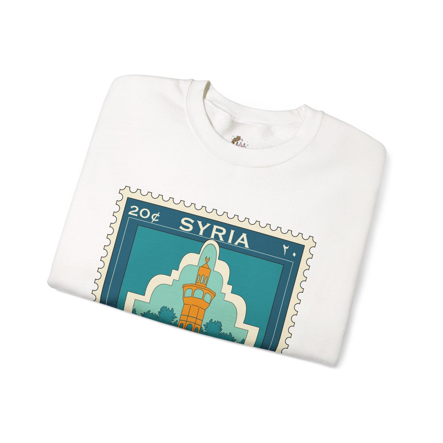 Syria Stamp Unisex Heavy Blend™ Crewneck Sweatshirt