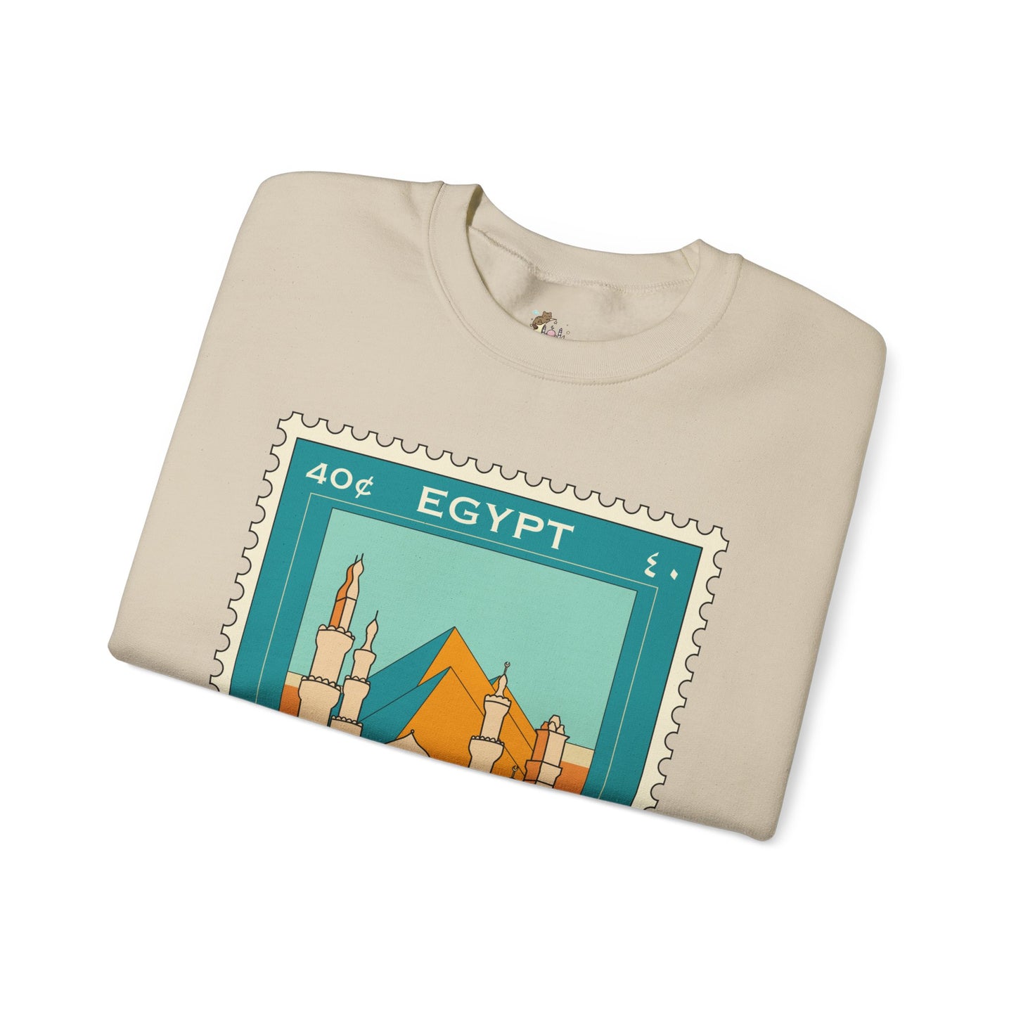 Egypt Stamp Unisex Heavy Blend™ Crewneck Sweatshirt