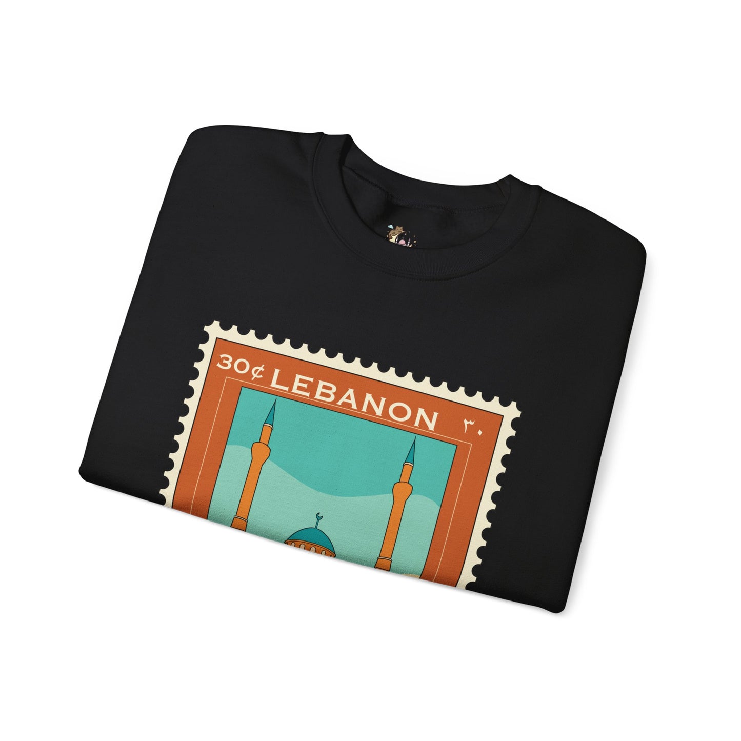 Lebanon Stamp Unisex Heavy Blend™ Crewneck Sweatshirt