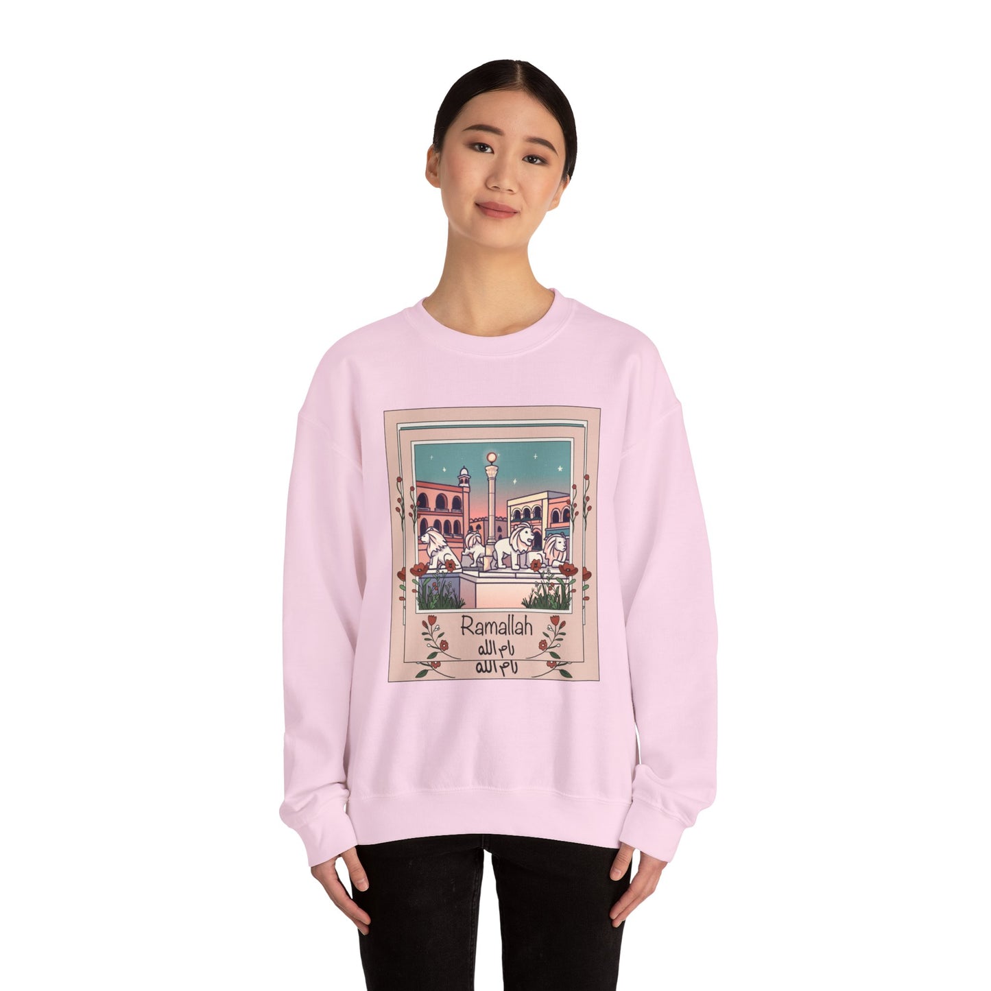 Palestine Ramallah Unisex Heavy Blend™ Crewneck Sweatshirt