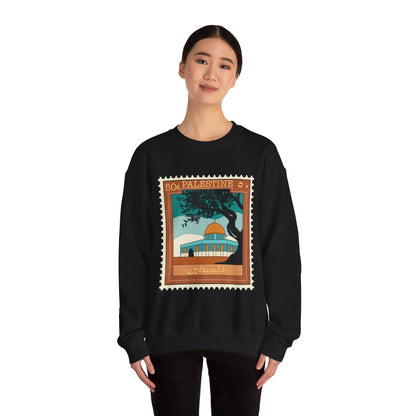 Palestine Stamp Unisex Heavy Blend™ Crewneck Sweatshirt