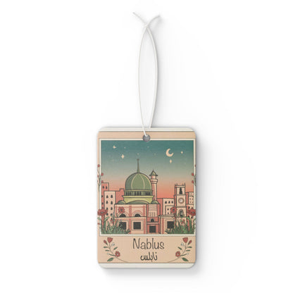 Nablus-Inspired Car Air Freshener - Aromatic Décor for Travel Lovers