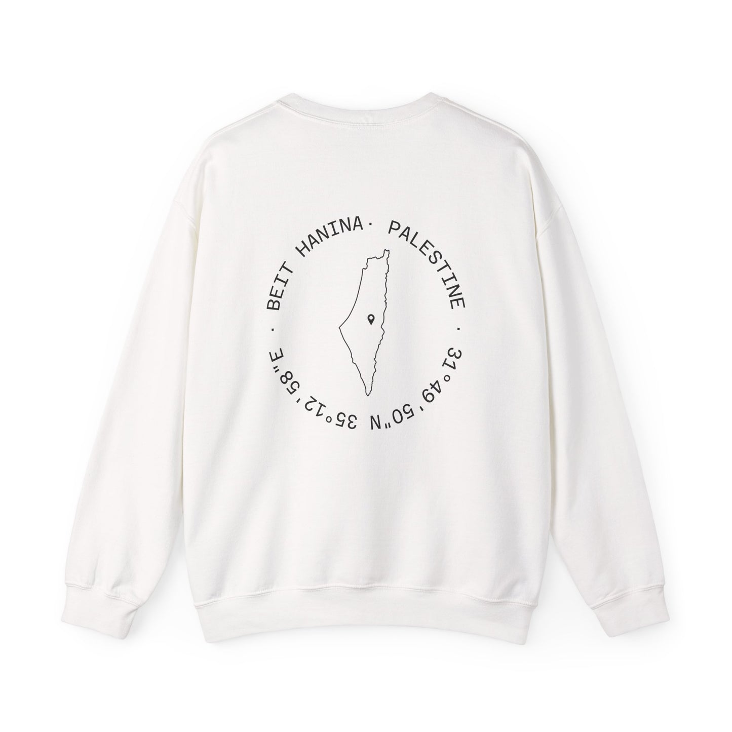 Palestine Beit Hanina Polaroid Unisex Heavy Blend™ Crewneck Sweatshirt