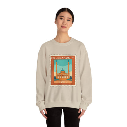 Lebanon Stamp Unisex Heavy Blend™ Crewneck Sweatshirt