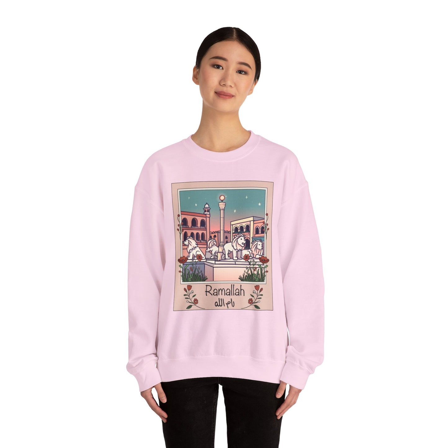 Palestine Ramallah Unisex Heavy Blend™ Crewneck Sweatshirt