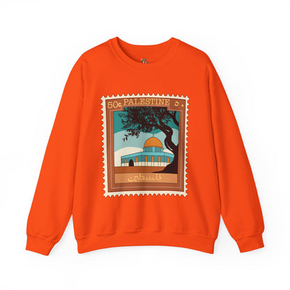 Palestine Stamp Unisex Heavy Blend™ Crewneck Sweatshirt