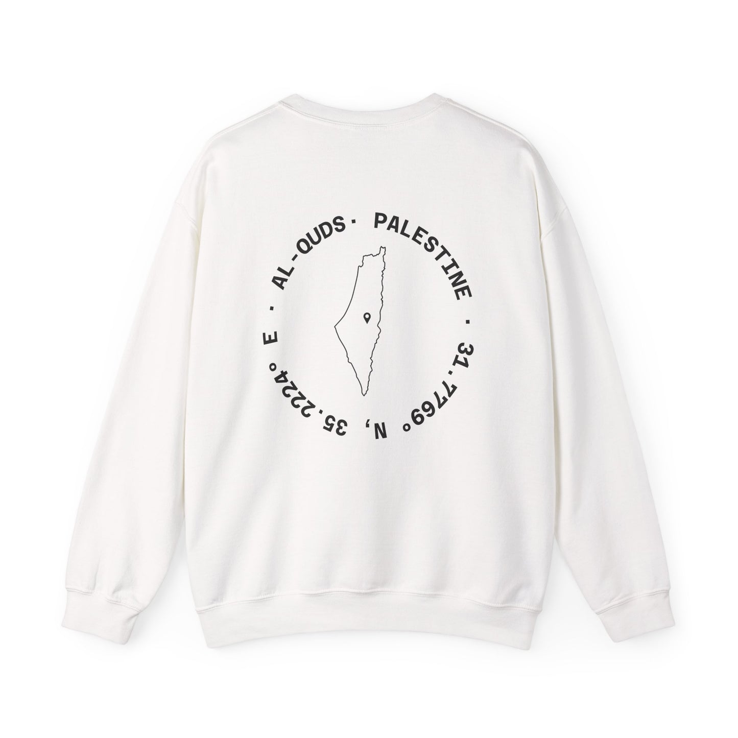 Palestine Al Quds Jerusalem Dome of the Rock Unisex Heavy Blend™ Crewneck Sweatshirt