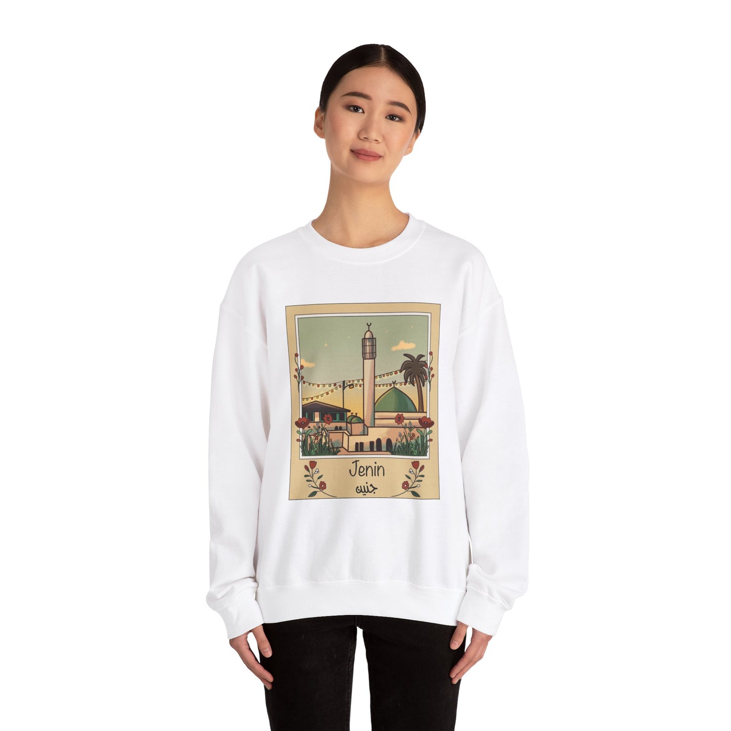 Palestine Jenin Unisex Heavy Blend™ Crewneck Sweatshirt