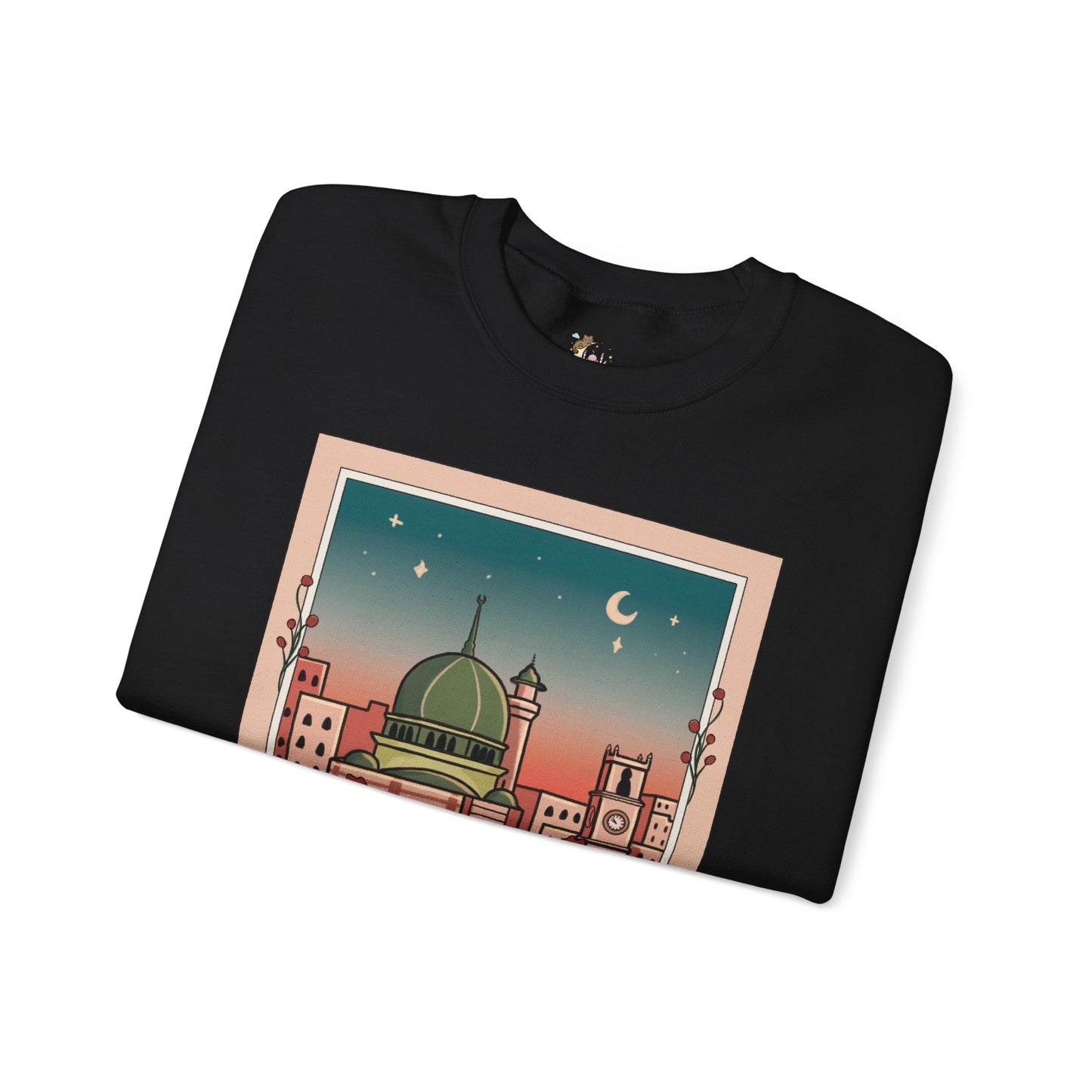 Palestine Nablus Unisex Heavy Blend™ Palestine Nablus Crewneck Sweatshirt
