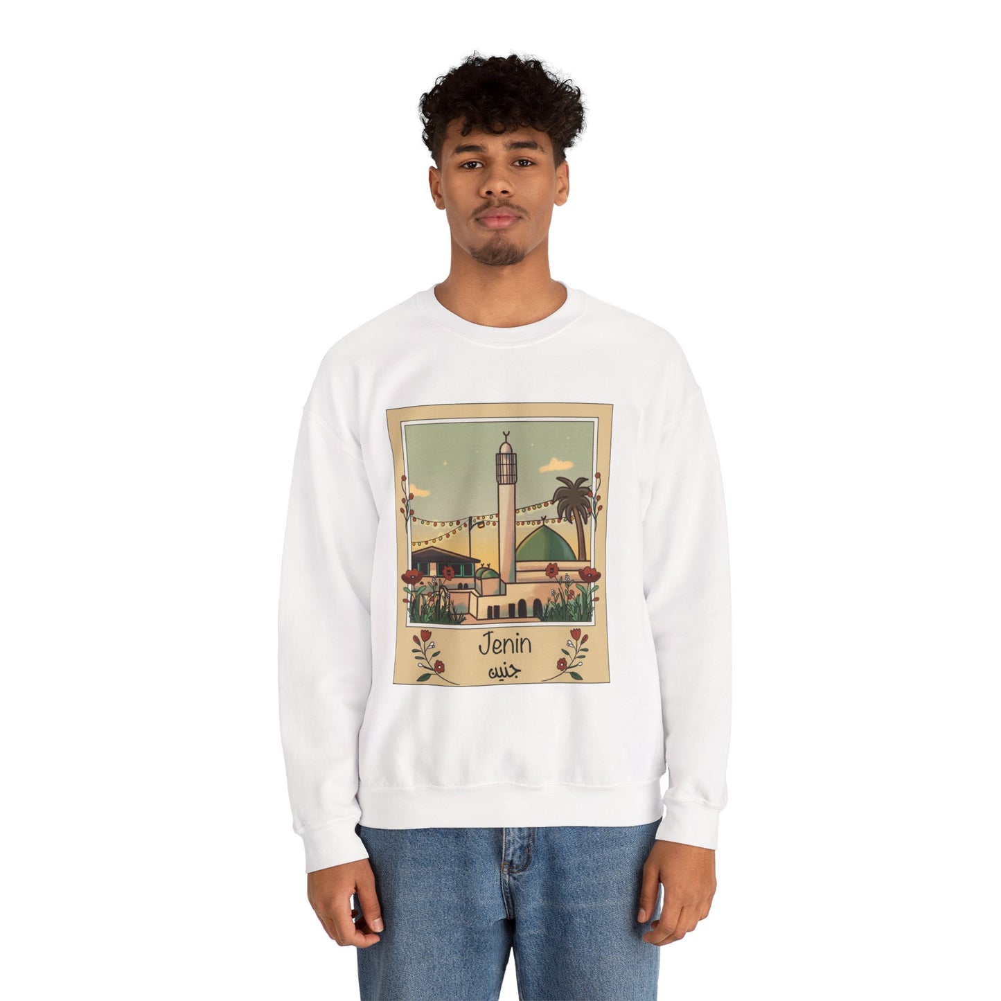 Palestine Jenin Unisex Heavy Blend™ Crewneck Sweatshirt