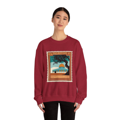 Palestine Stamp Unisex Heavy Blend™ Crewneck Sweatshirt