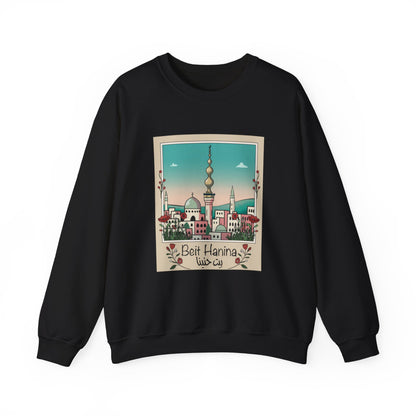 Palestine Beit Hanina Polaroid Unisex Heavy Blend™ Crewneck Sweatshirt