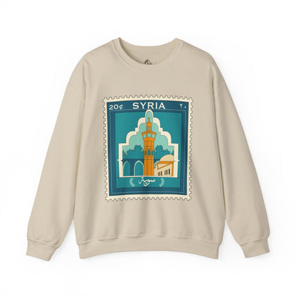 Syria Stamp Unisex Heavy Blend™ Crewneck Sweatshirt
