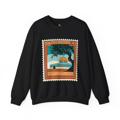 Palestine Stamp Unisex Heavy Blend™ Crewneck Sweatshirt