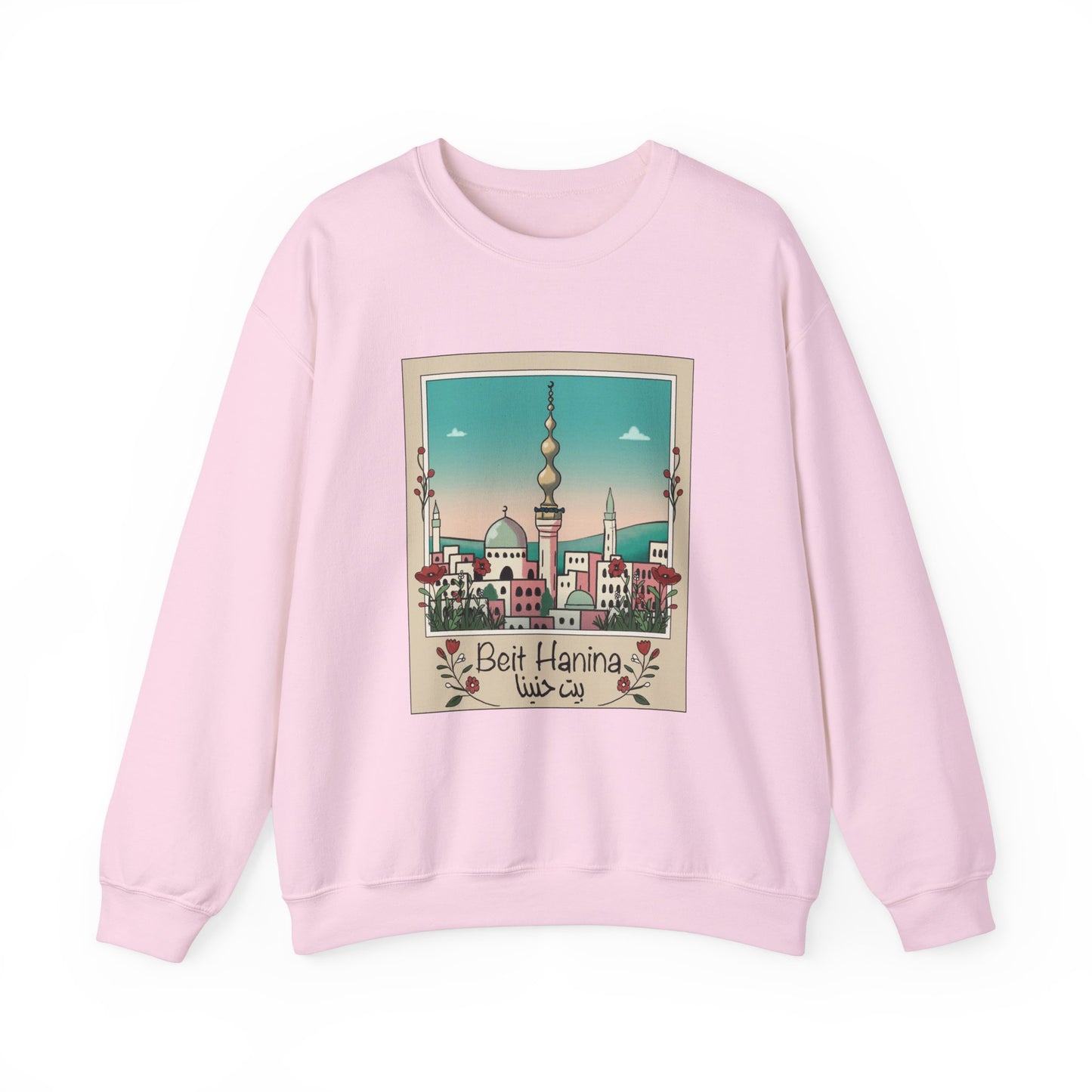 Palestine Beit Hanina Polaroid Unisex Heavy Blend™ Crewneck Sweatshirt