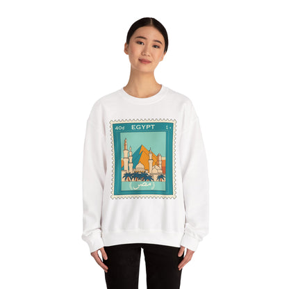 Egypt Stamp Unisex Heavy Blend™ Crewneck Sweatshirt