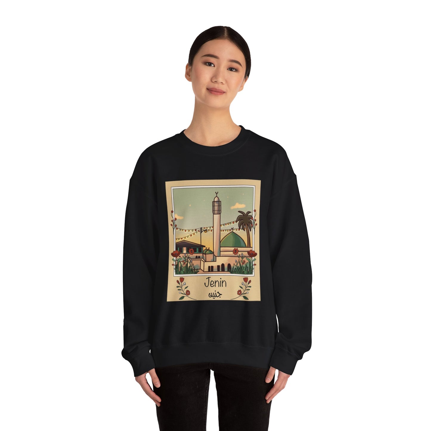 Palestine Jenin Unisex Heavy Blend™ Crewneck Sweatshirt