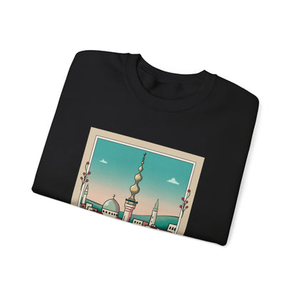 Palestine Beit Hanina Polaroid Unisex Heavy Blend™ Crewneck Sweatshirt