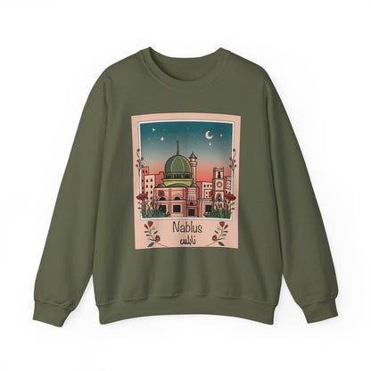 Unisex Heavy Blend™ Palestine Nablus Crewneck Sweatshirt