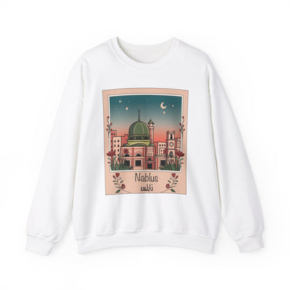 Unisex Heavy Blend™ Palestine Nablus Crewneck Sweatshirt