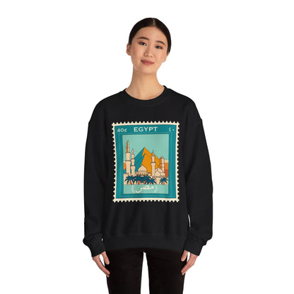 Egypt Stamp Unisex Heavy Blend™ Crewneck Sweatshirt