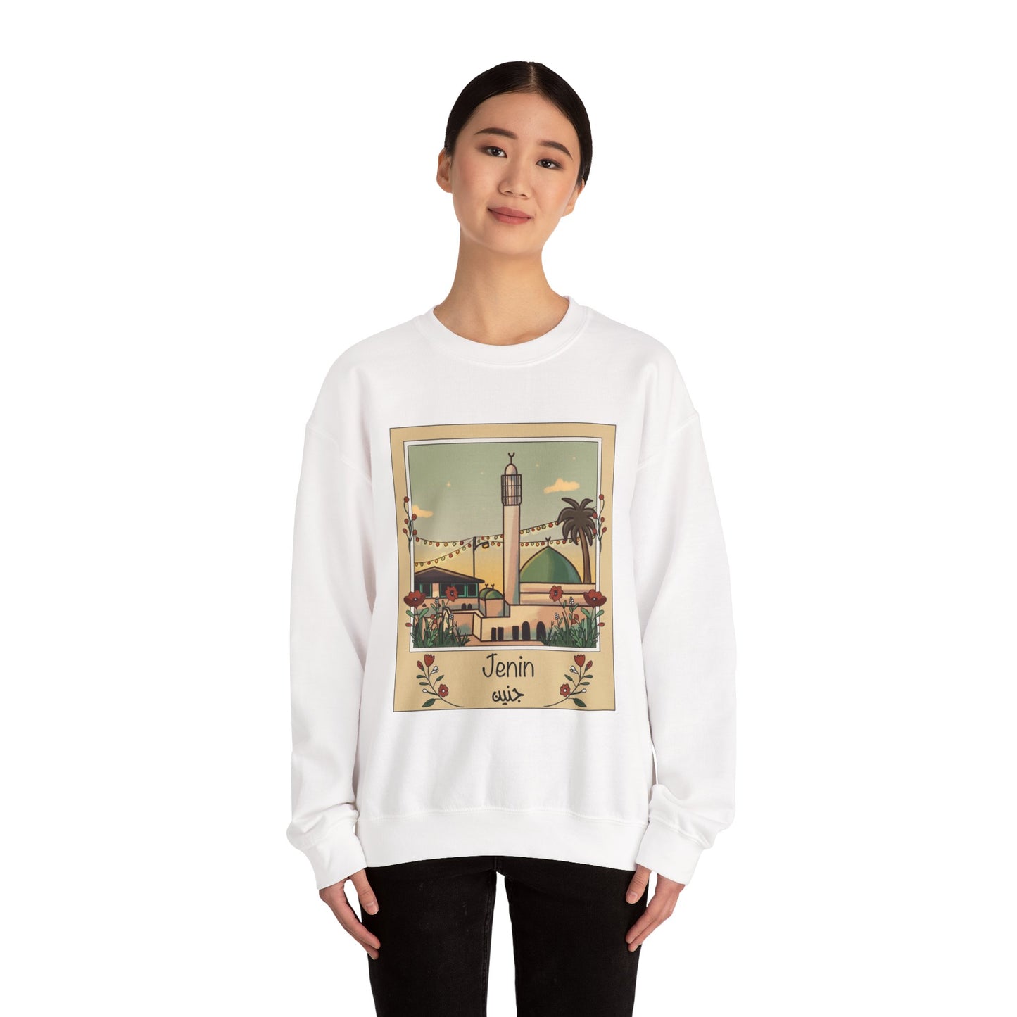 Palestine Jenin Unisex Heavy Blend™ Crewneck Sweatshirt