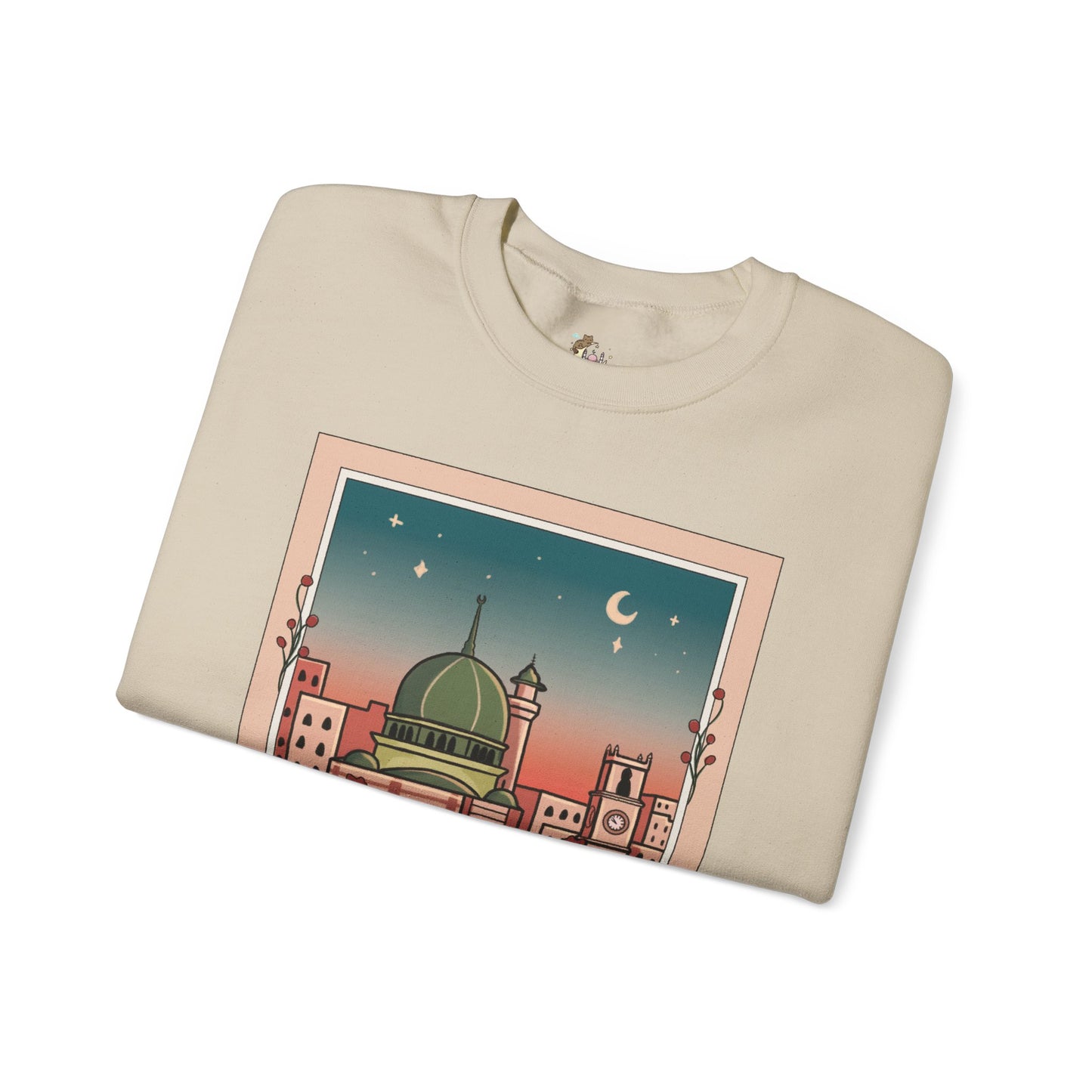 Palestine Nablus Unisex Heavy Blend™ Palestine Nablus Crewneck Sweatshirt