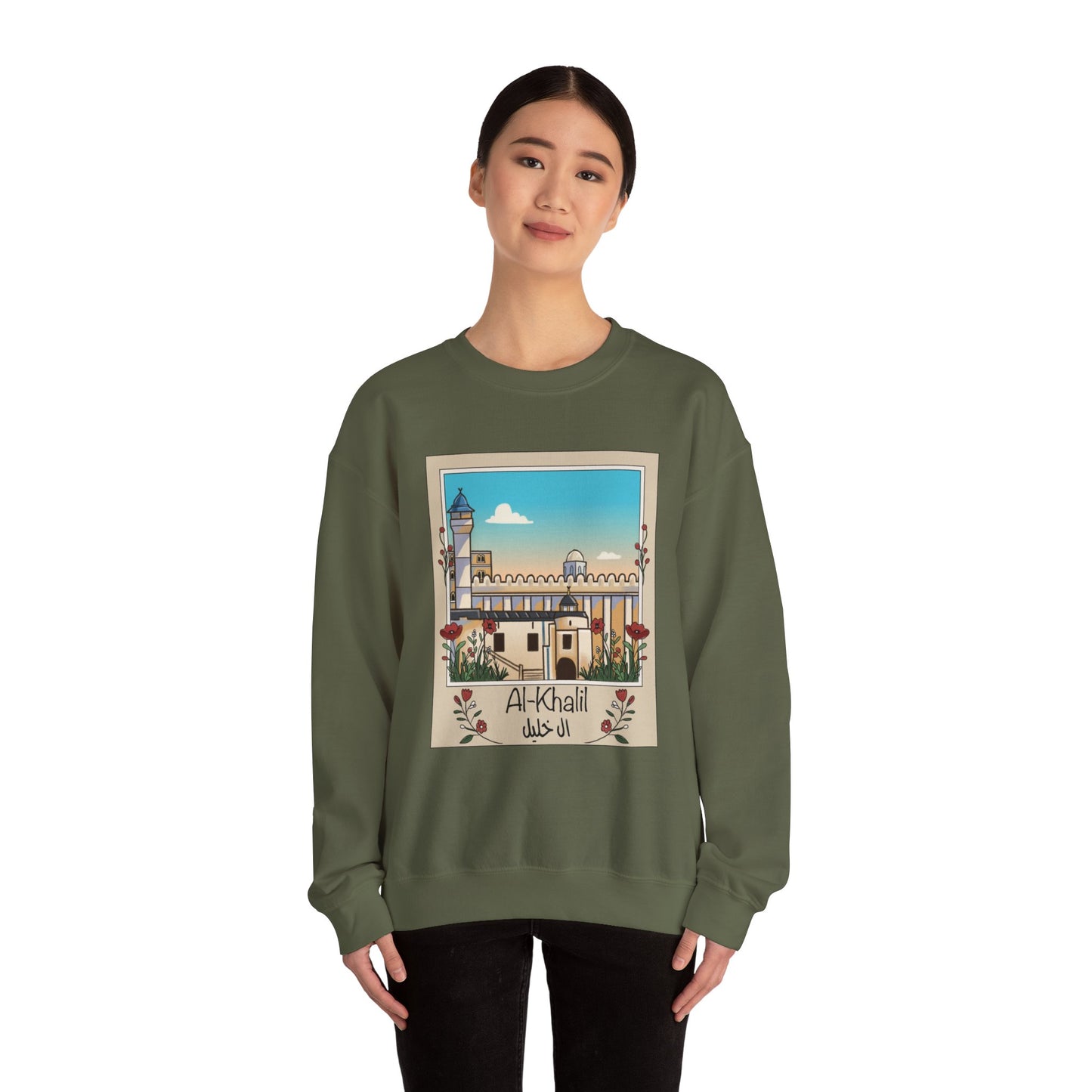 Palestine Al Khalil Unisex Heavy Blend™ Crewneck Sweatshirt