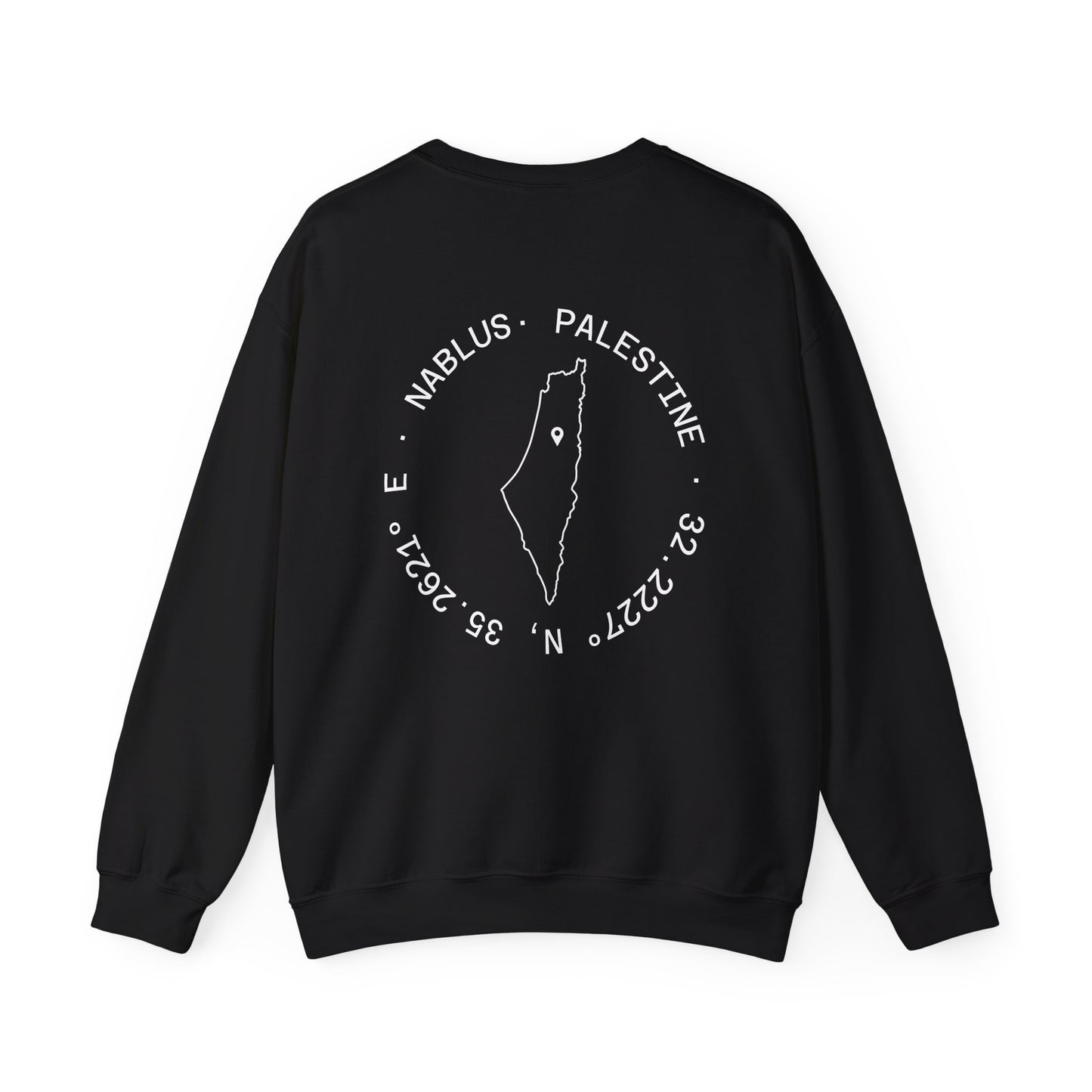 Palestine Nablus Unisex Heavy Blend™ Palestine Nablus Crewneck Sweatshirt