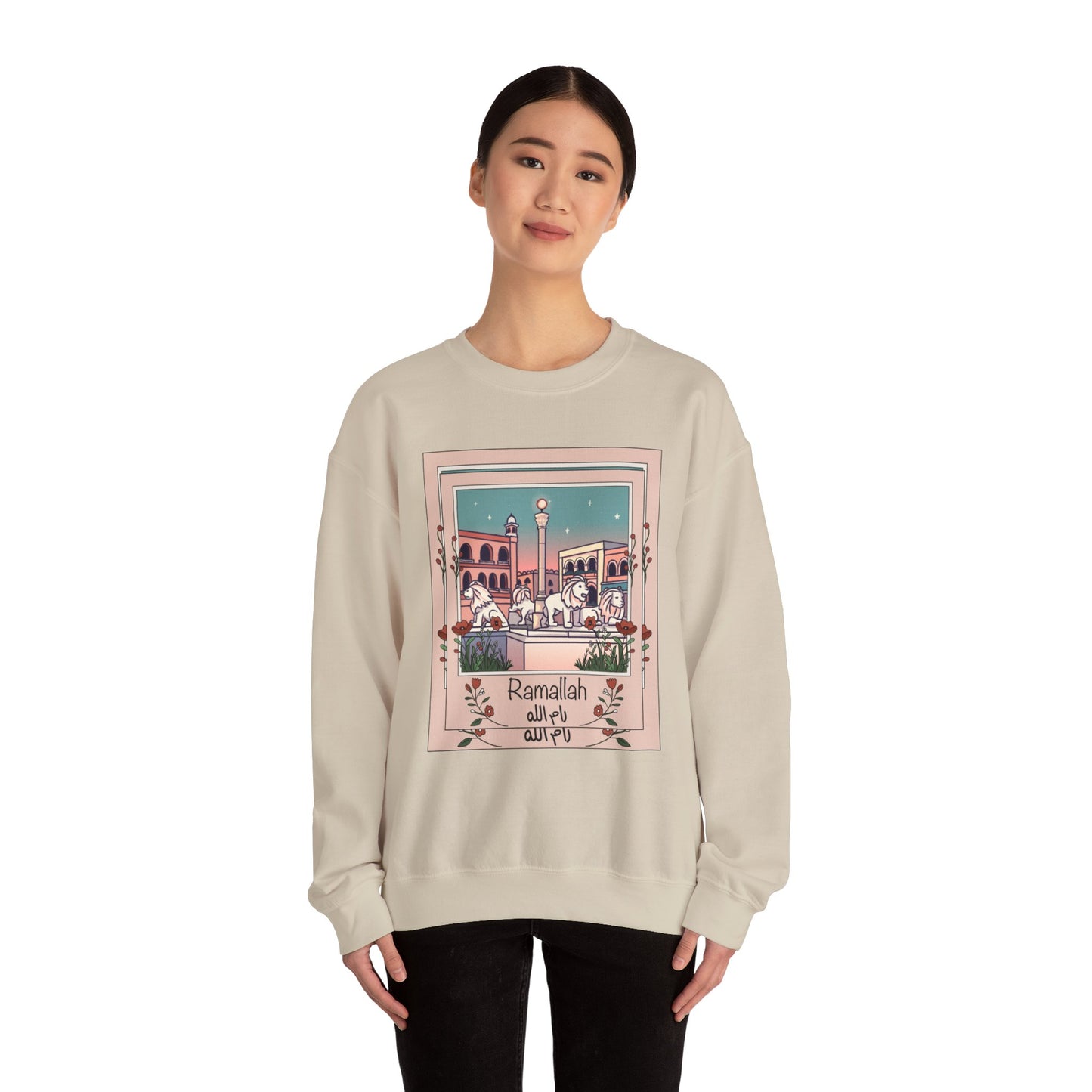 Palestine Ramallah Unisex Heavy Blend™ Crewneck Sweatshirt