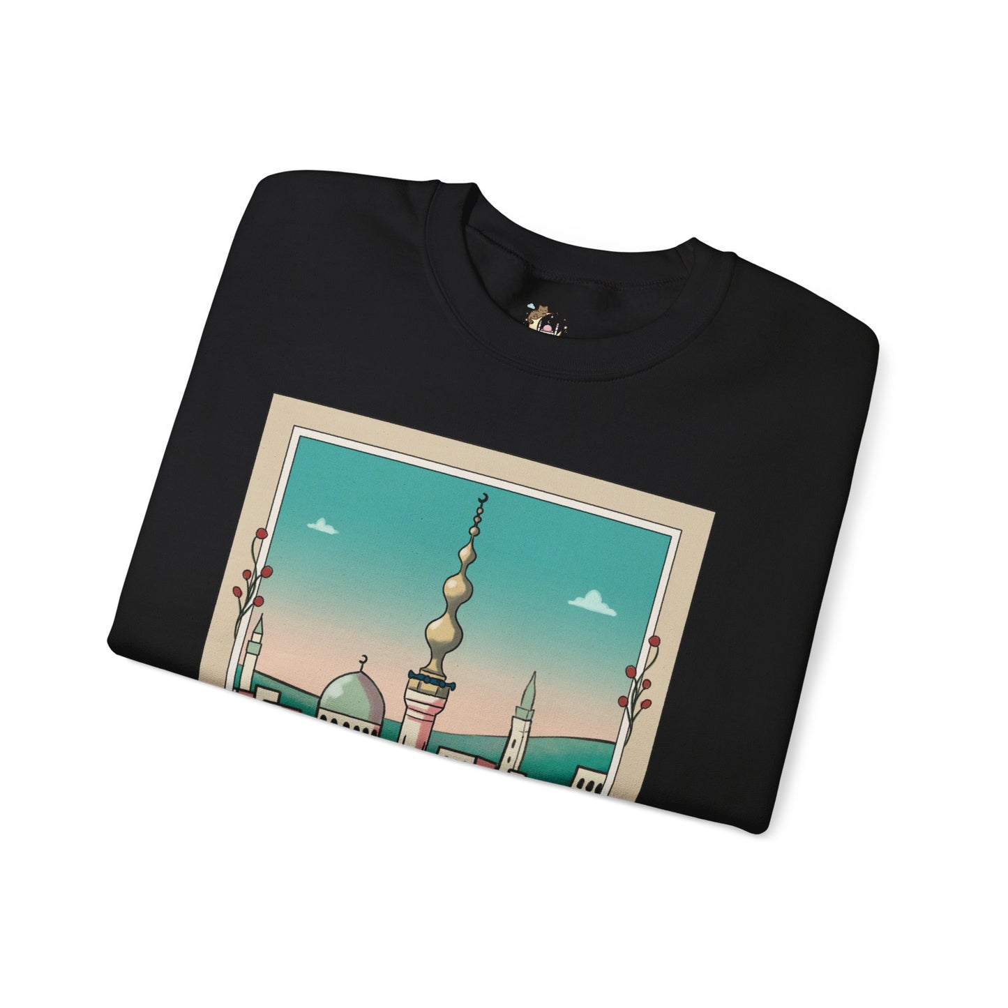 Palestine Beit Hanina Polaroid Unisex Heavy Blend™ Crewneck Sweatshirt