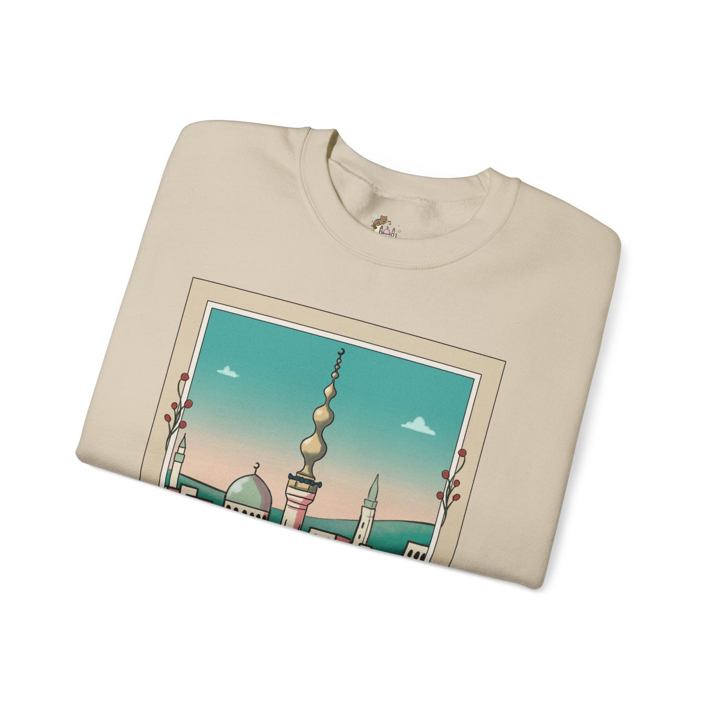 Palestine Beit Hanina Polaroid Unisex Heavy Blend™ Crewneck Sweatshirt
