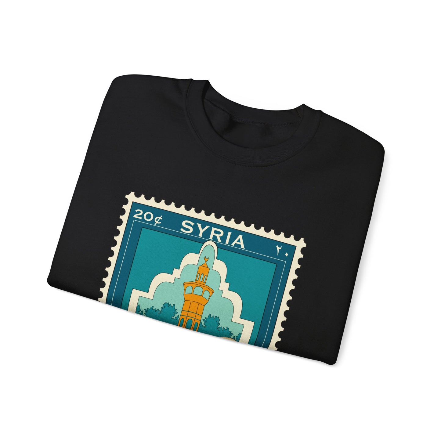 Syria Stamp Unisex Heavy Blend™ Crewneck Sweatshirt