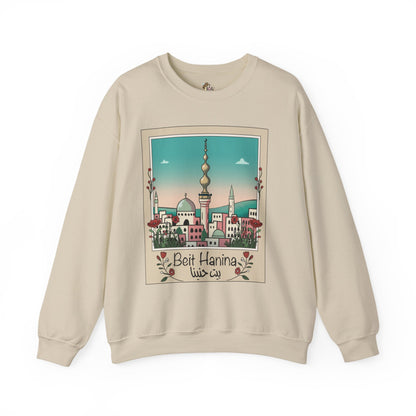 Palestine Beit Hanina Polaroid Unisex Heavy Blend™ Crewneck Sweatshirt