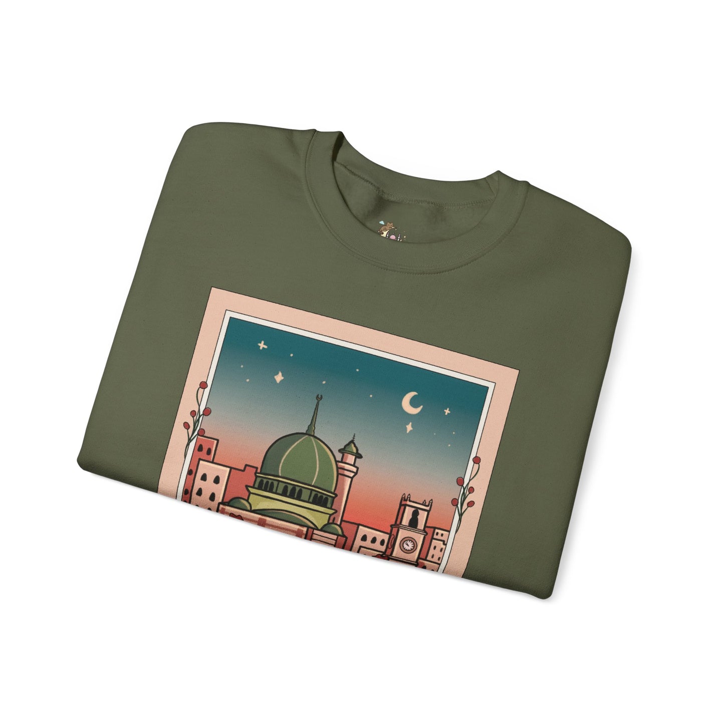 Palestine Nablus Unisex Heavy Blend™ Palestine Nablus Crewneck Sweatshirt