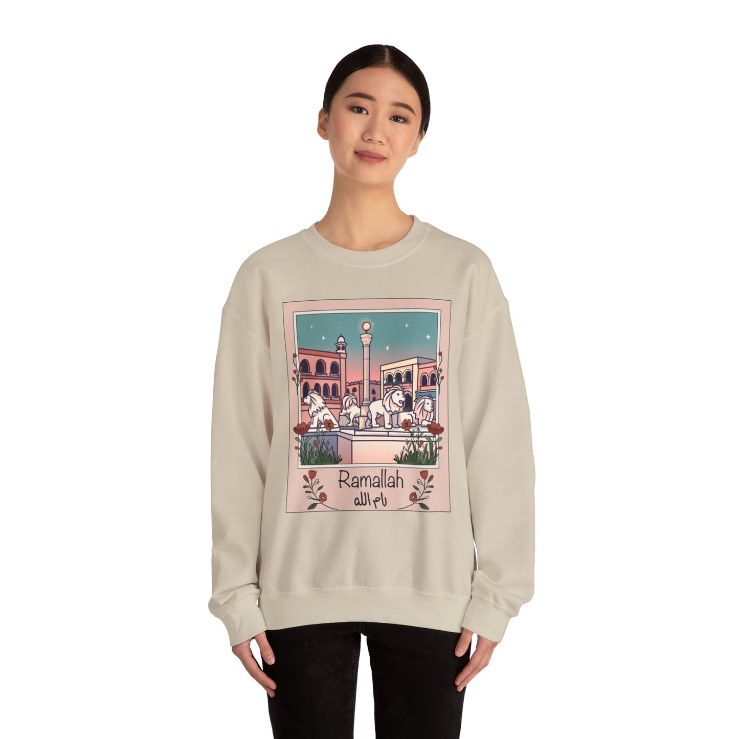 Palestine Ramallah Unisex Heavy Blend™ Crewneck Sweatshirt