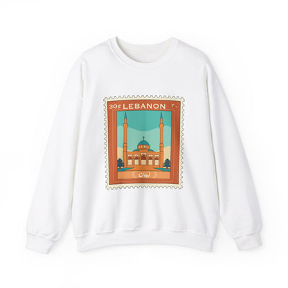 Lebanon Stamp Unisex Heavy Blend™ Crewneck Sweatshirt