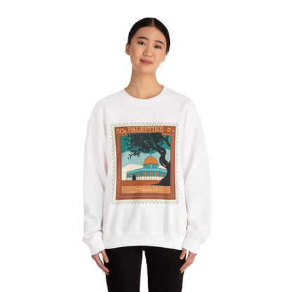 Palestine Stamp Unisex Heavy Blend™ Crewneck Sweatshirt
