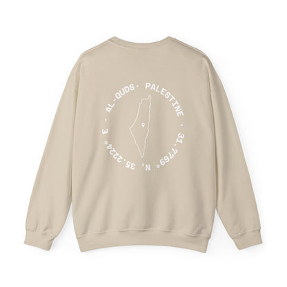 Palestine Al Quds Jerusalem Dome of the Rock Unisex Heavy Blend™ Crewneck Sweatshirt