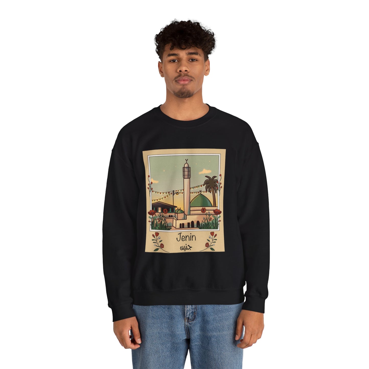 Palestine Jenin Unisex Heavy Blend™ Crewneck Sweatshirt