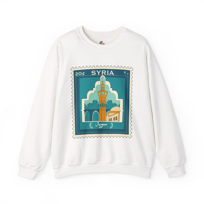 Syria Stamp Unisex Heavy Blend™ Crewneck Sweatshirt
