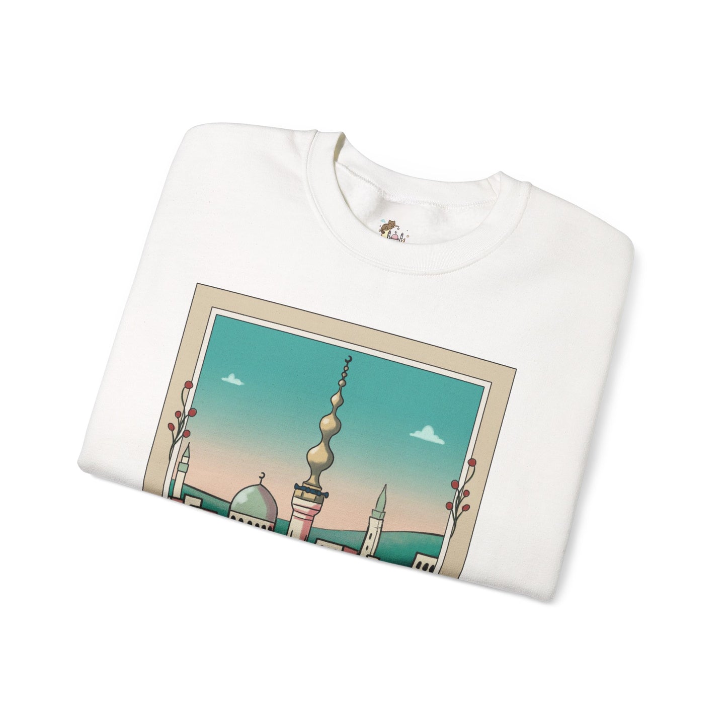 Palestine Beit Hanina Polaroid Unisex Heavy Blend™ Crewneck Sweatshirt
