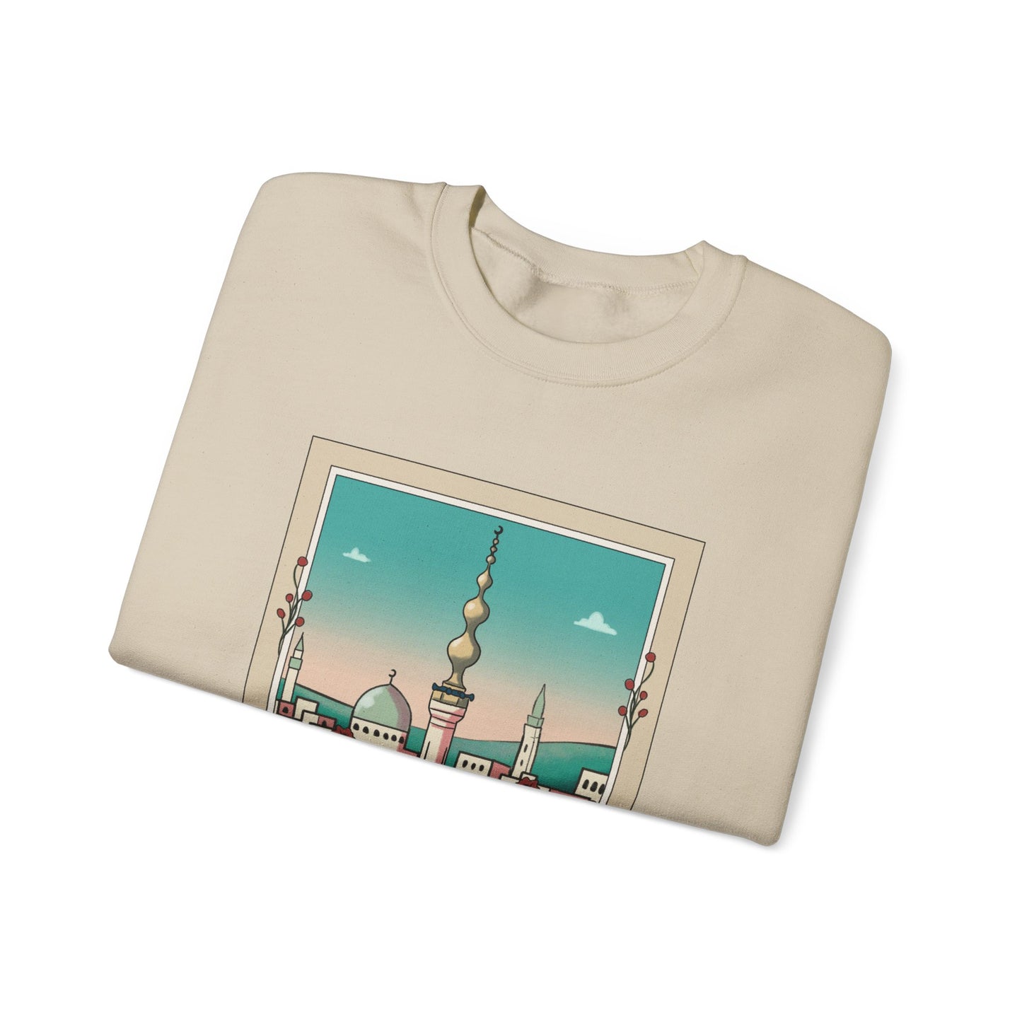 Palestine Beit Hanina Polaroid Unisex Heavy Blend™ Crewneck Sweatshirt