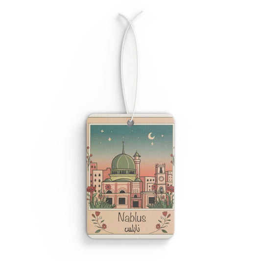 Nablus-Inspired Car Air Freshener - Aromatic Décor for Travel Lovers