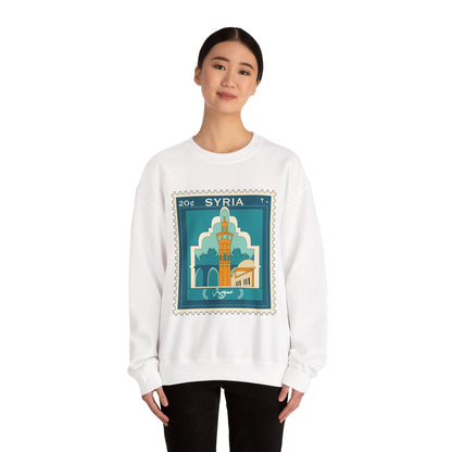 Syria Stamp Unisex Heavy Blend™ Crewneck Sweatshirt