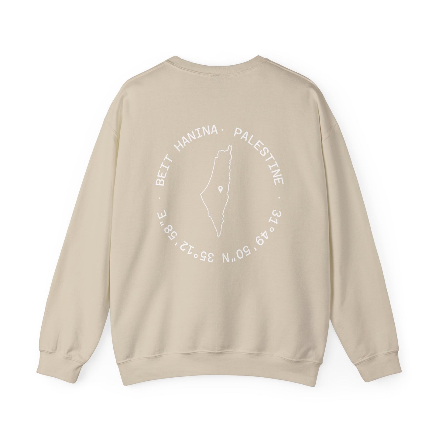 Palestine Beit Hanina Polaroid Unisex Heavy Blend™ Crewneck Sweatshirt