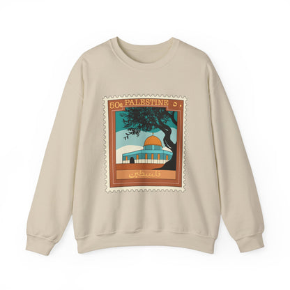 Palestine Stamp Unisex Heavy Blend™ Crewneck Sweatshirt